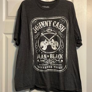 MerchTraffic, Johnny Cash T, Grey, 2XL